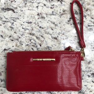 Red Steve Madden Wristlet/Wallet